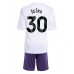 Manchester United Benjamin Sesko #30 Bortedraktsett Barn 2025-26 Korte ermer (+ Korte bukser)